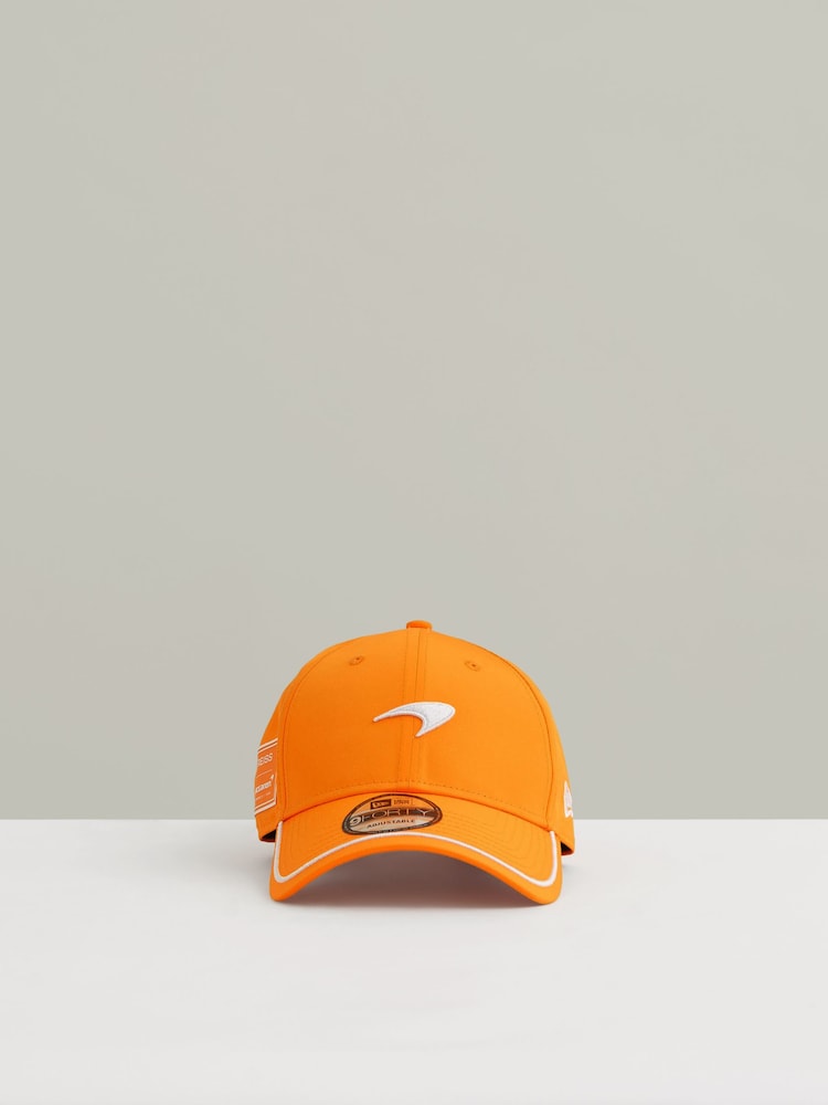Reiss Papaya Orange 9Forty McLaren F1 Team Speedmark Logo Cap Unisex Fit - Image 2 of 5 Reiss Papaya Orange 9Forty McLaren F1 Team Speedmark Logo Cap Unisex Fit - Image 2 of 5