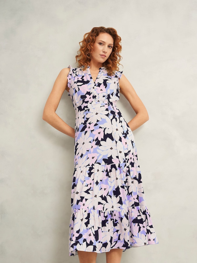 Hobbs White Petite Shauna Dress - Image 1 of 4
