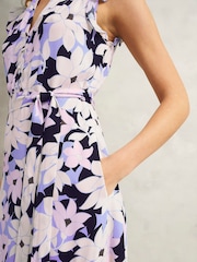Hobbs White Petite Shauna Dress - Image 3 of 4