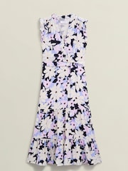 Hobbs White Petite Shauna Dress - Image 4 of 4