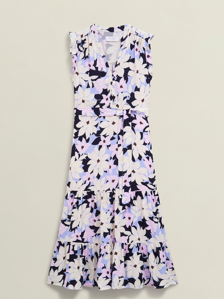 Hobbs White Petite Shauna Dress - Image 4 of 4