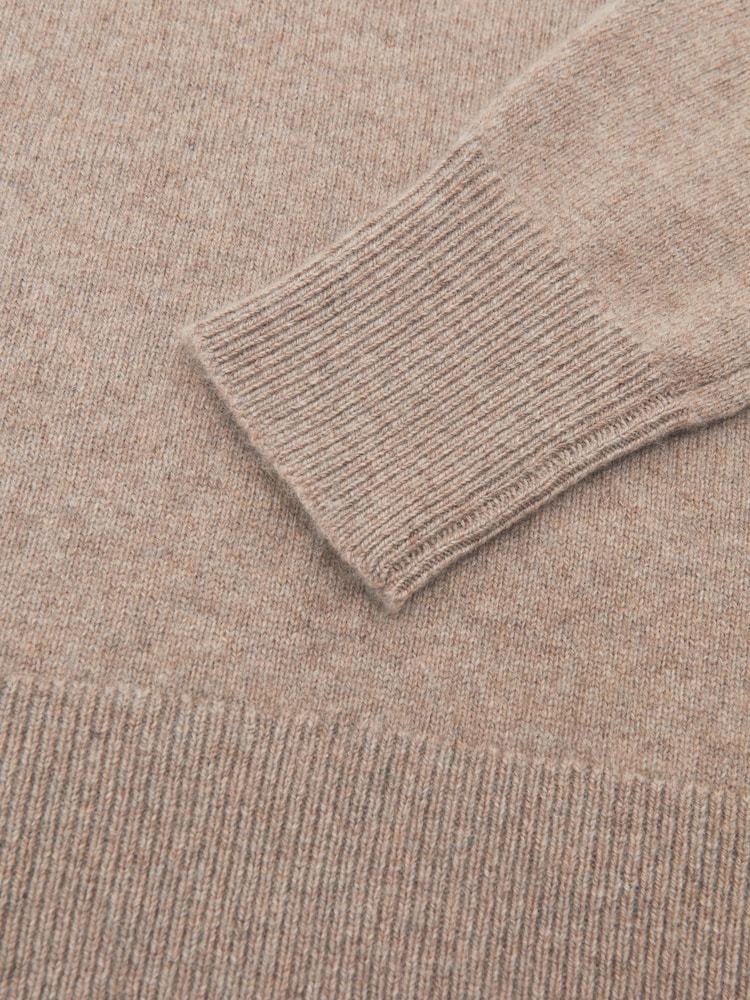 Reiss Oatmeal Neutral Mimi 100% Cashmere Crew-Neck Jumper - Image 7 of 7 Reiss Oatmeal Neutral Mimi 100% Cashmere Crew-Neck Jumper - Image 7 of 7