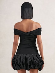 Reiss Pellie Off-Shoulder Puffball Mini Dress - Imagem 4 de 5