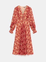 Mint Velvet Pink Floral Print Maxi Dress - Image 7 of 8