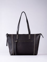 Brown - Lakeland Leather Castlerigg Tote Bag - Image 1 of 9