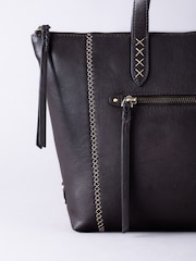 Brown - Lakeland Leather Castlerigg Tote Bag - Image 3 of 9