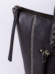 Brown - Lakeland Leather Castlerigg Tote Bag - Image 6 of 9