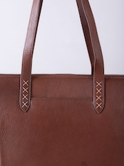 Natural - Lakeland Leather Castlerigg Tote Bag - Image 7 of 9