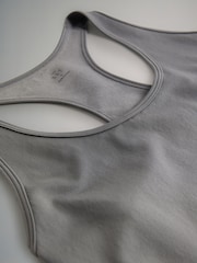 The Set 3 Pack Active Smoothing Racer Vest Balck/Charcoal/Grey - Image 6 of 6