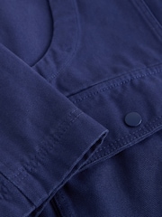 Blue Cotton Chore Jacket - Image 9 of 9