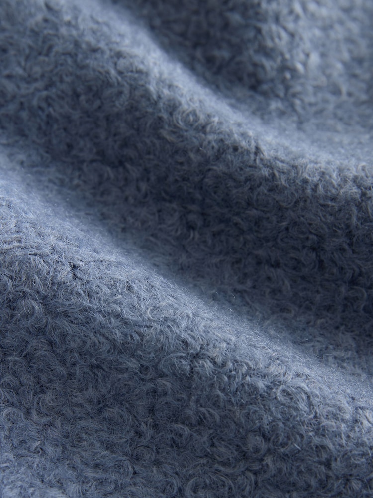 Blue Coatigan Bomber Jacket - Image 8 of 8