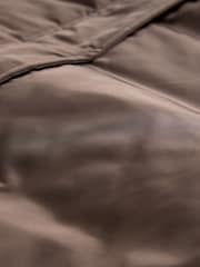 Chocolate Brown Shower Resistant Bomber Jacket - Image 8 of 10