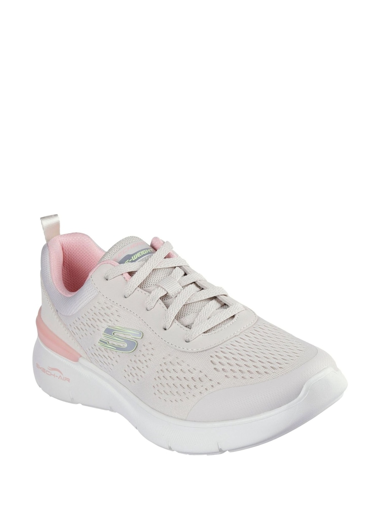Skechers Cream Skech Air Dynamight 2.0 New Heights Shoes - Image 2 of 3