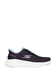 Negro - Skechers Go Walk Now Khloe Trainers - Imagen 1 de 3