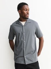 Slate Grey 100% SUPIMA® Cotton Jersey Shirt - Image 1 of 4