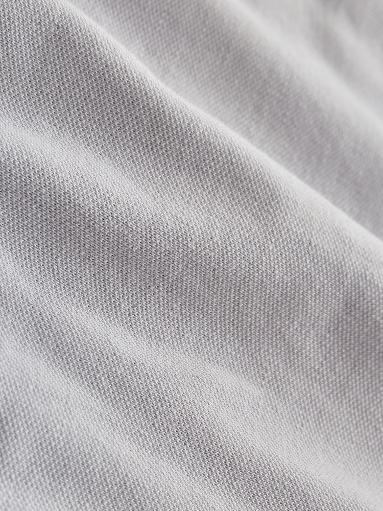 Navy Blue/Grey/White Regular Fit Short Sleeve Revere Collar Jersey Shirts 3 Pack - Image 6 of 6