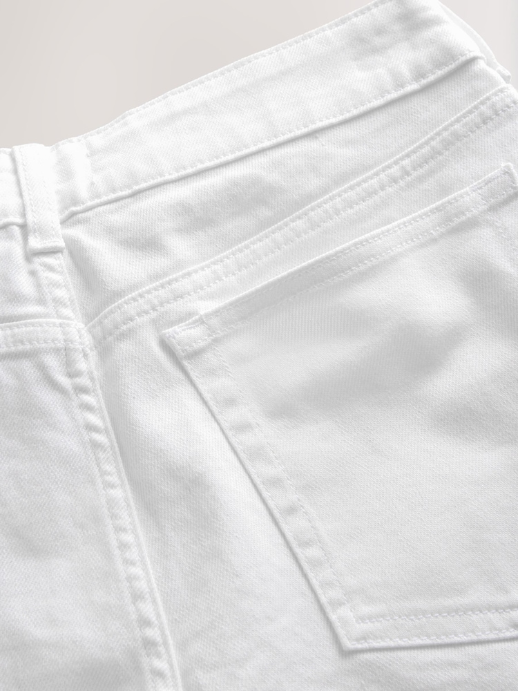 Ecru Wide Leg Barrel Denim Jeans - Image 8 of 8 Ecru Wide Leg Barrel Denim Jeans - Image 8 of 8