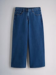 The Set 2 Pack Denim Straight Leg Jeans Mid Blue/Cream Stripe - Image 7 of 9