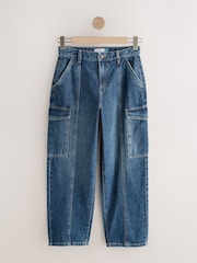 Dark Blue Ankle Straight Leg Carpenter Jeans - Image 1 of 3