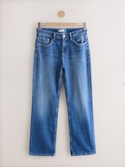 Mid Blue Denim Straight Leg Jeans - Image 1 of 3