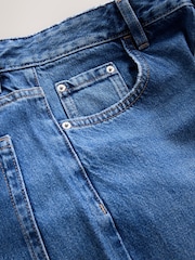 Mid Blue Denim Straight Leg Jeans - Image 2 of 3