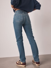 Mid Blue Slim Mid Rise Stretch Jeans - Image 3 of 4
