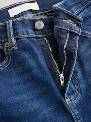 Dark Blue Slim Mid Rise Stretch Jeans - Image 6 of 7