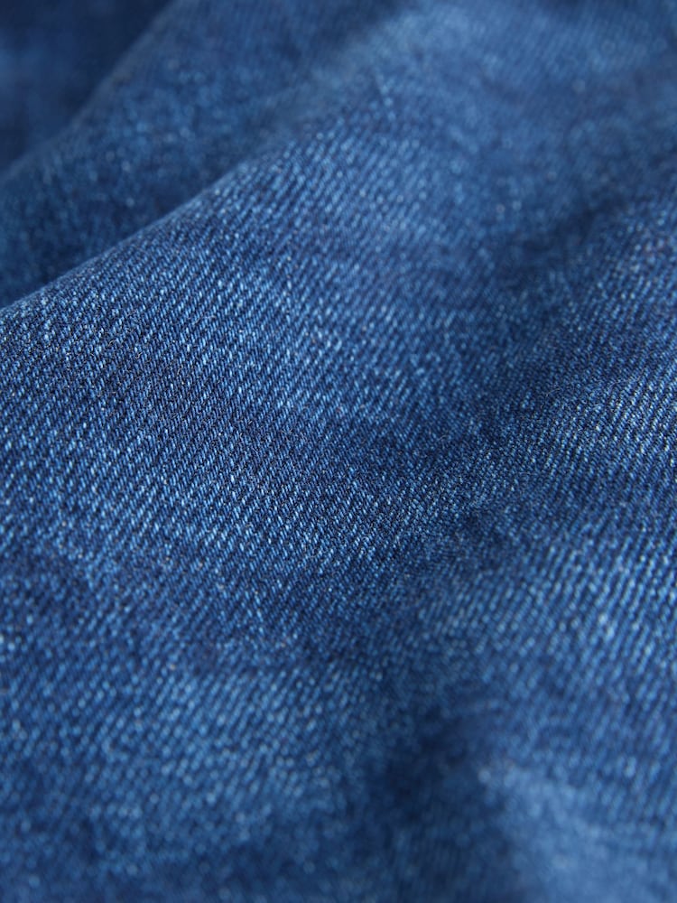 Dark Blue Slim Mid Rise Stretch Jeans - Image 8 of 8