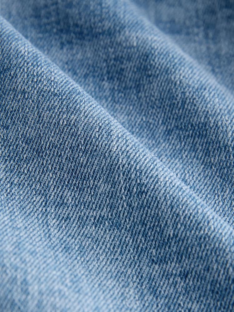 Mid Blue Denim Mid Rise Stretch Skinny Jeans - Image 8 of 8 Mid Blue Denim Mid Rise Stretch Skinny Jeans - Image 8 of 8