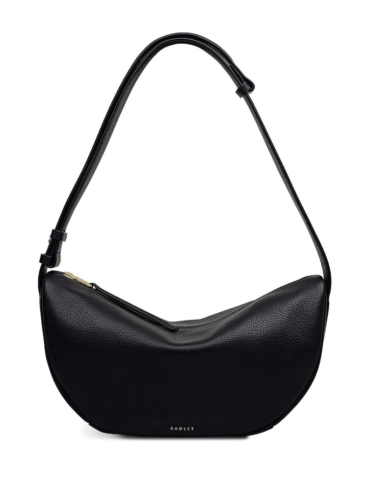 Radley Medium Dukes Place Ziptop Black Sling Bag - Image 1 of 4