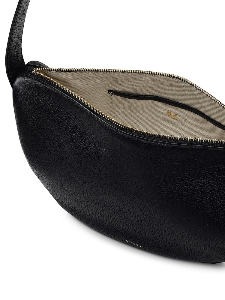 Radley Medium Dukes Place Ziptop Black Sling Bag - Image 4 of 4