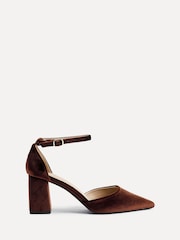 Linzi Brown Glam Classic Pointed Court Heels - Image 2 of 5