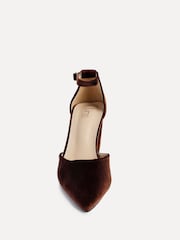 Linzi Brown Glam Classic Pointed Court Heels - Image 3 of 5
