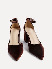 Linzi Brown Glam Classic Pointed Court Heels - Image 4 of 5