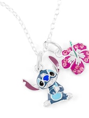 Peers Hardy Silver Tone 925 Sterling Lilo and Stitch Ohana Charm Necklace - Image 2 of 4