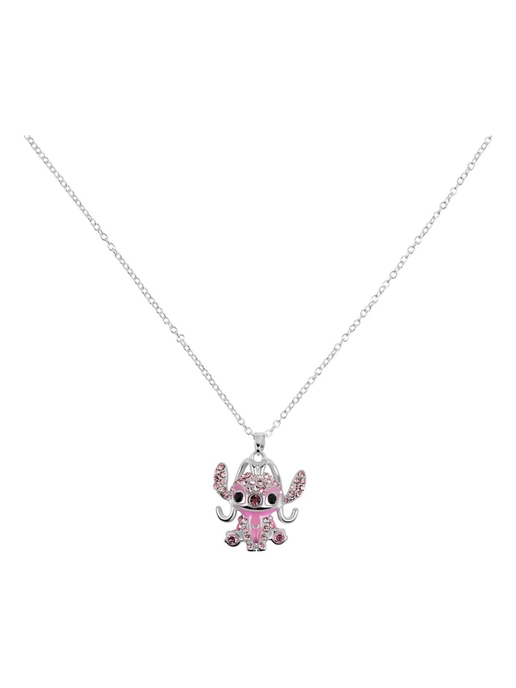 Peers Hardy Silver Tone Angel Stone Set Pendant Necklace - Image 1 of 4 Peers Hardy Silver Tone Angel Stone Set Pendant Necklace - Image 1 of 4