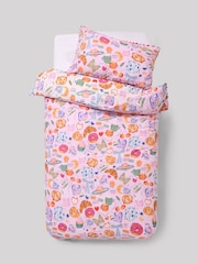 Roller Disco Cotton Duvet Cover and Pillowcase Set - Image 1 of 3