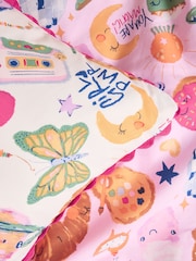 Roller Disco Cotton Duvet Cover and Pillowcase Set - Image 3 of 3