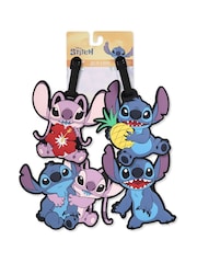 Peers Hardy Blue Stitch and Angel Luggage Tag Set 4 Piece - Image 3 of 3