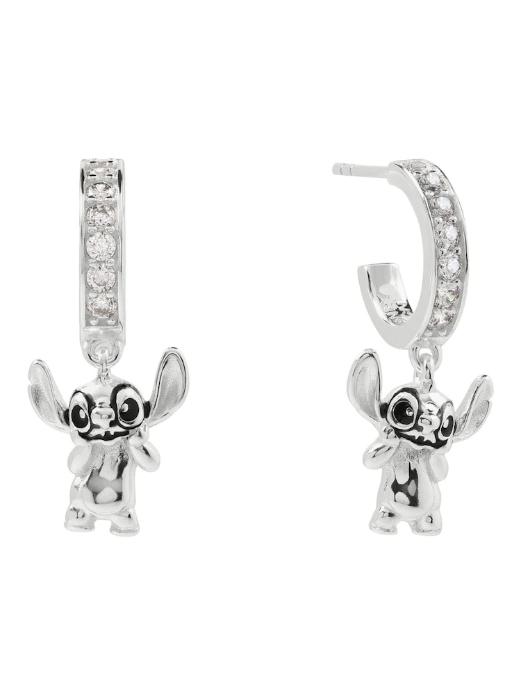 Peers Hardy Silver Tone 925 Stitch Hanging Stone Set Drop Earrings - Image 1 of 4