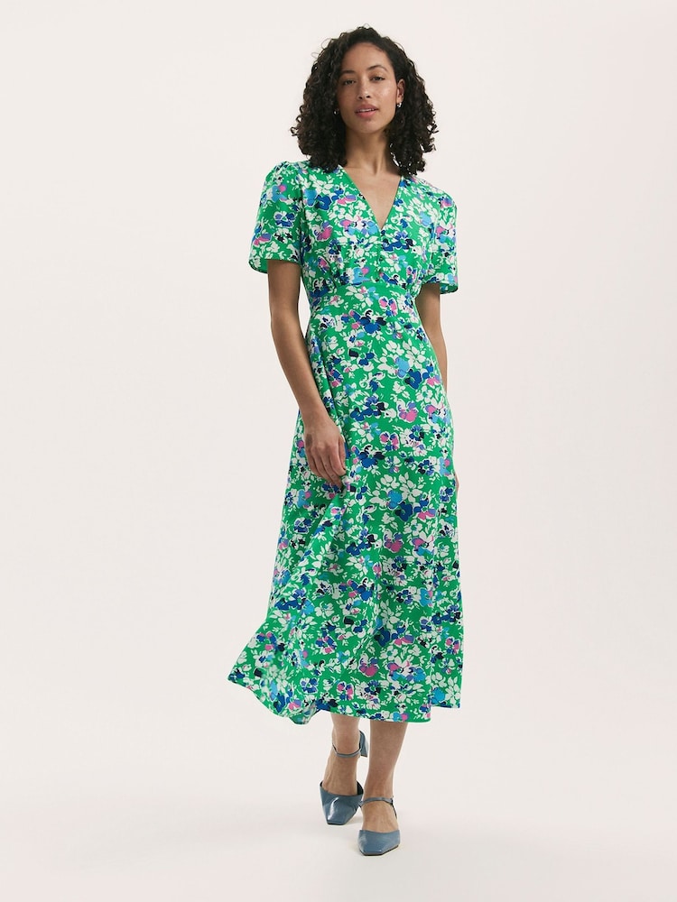 Finery Green Nieve Dress - Image 1 of 5