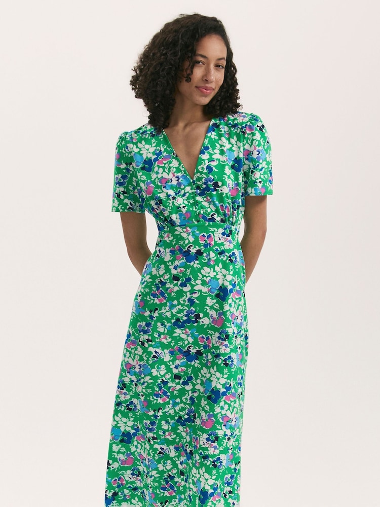 Finery Green Nieve Dress - Image 2 of 5