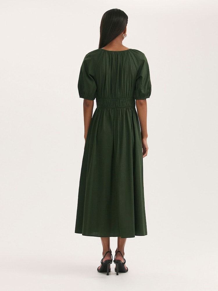 Finery Green Piper Dress - Image 4 of 4