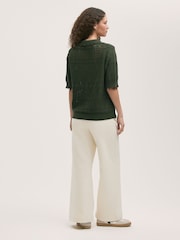 Finery Green Marlowe Cardigan - Image 4 of 5