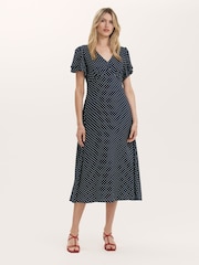 Finery Blue Saskia Dress - Image 1 of 4