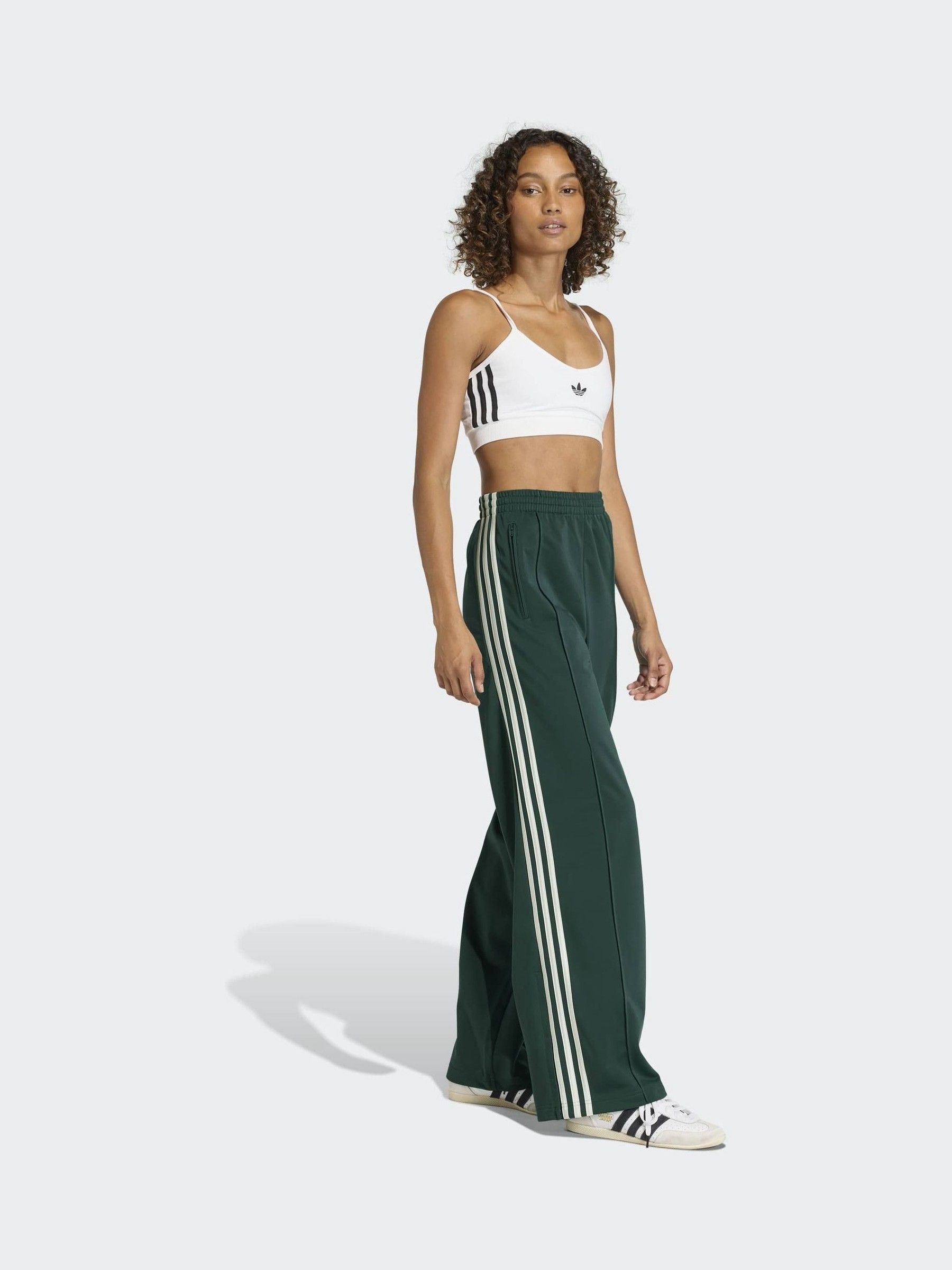Buy adidas Originals Green/White Firebird Loose Trousers from Next USA