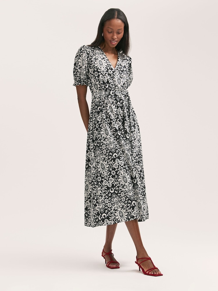 Finery Black Everleigh Dress - Image 1 of 5