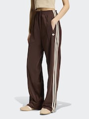 adidas Originals Brown/Cream Firebird Loose Trousers - Image 1 of 6
