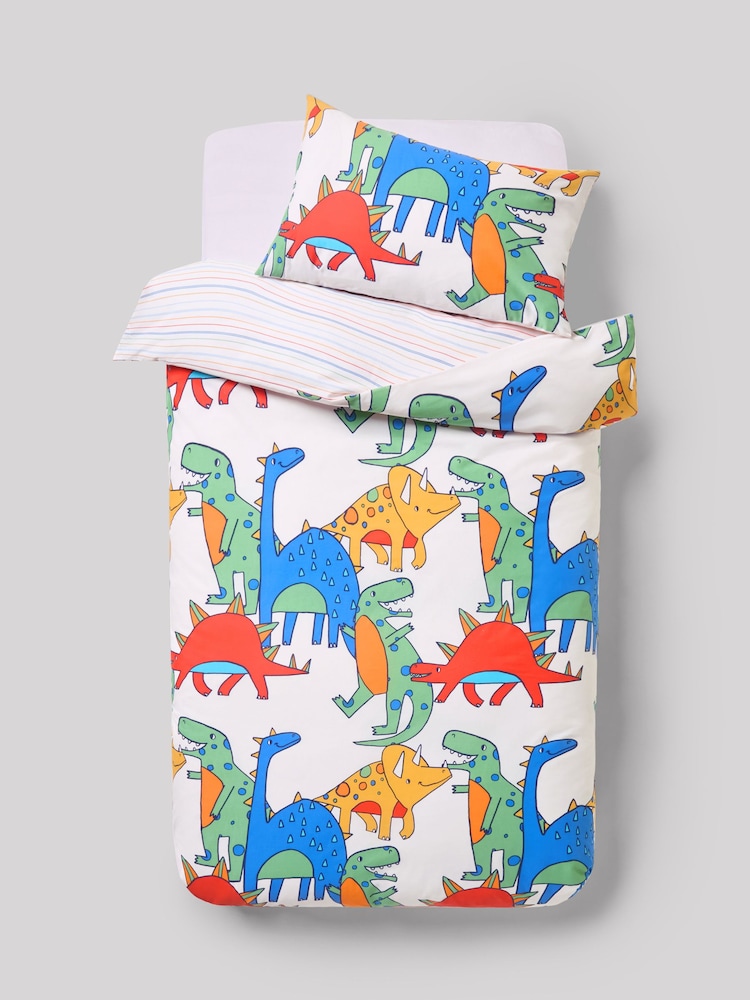 Dinosaur Duvet Cover and Pillowcase Set - Image 1 of 3
