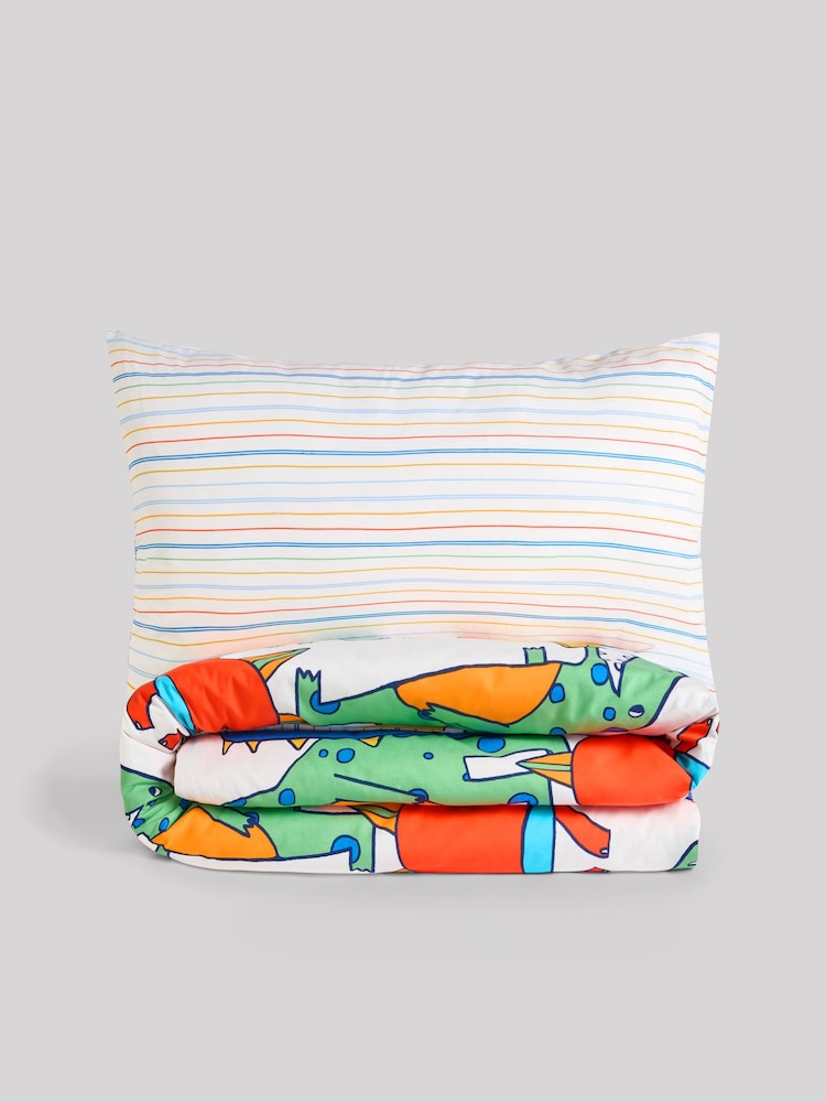 Dinosaur Duvet Cover and Pillowcase Set - Image 2 of 3